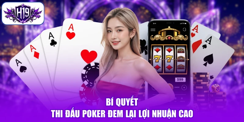 Bí quyết thi đấu poker đem lại lợi nhuận cao