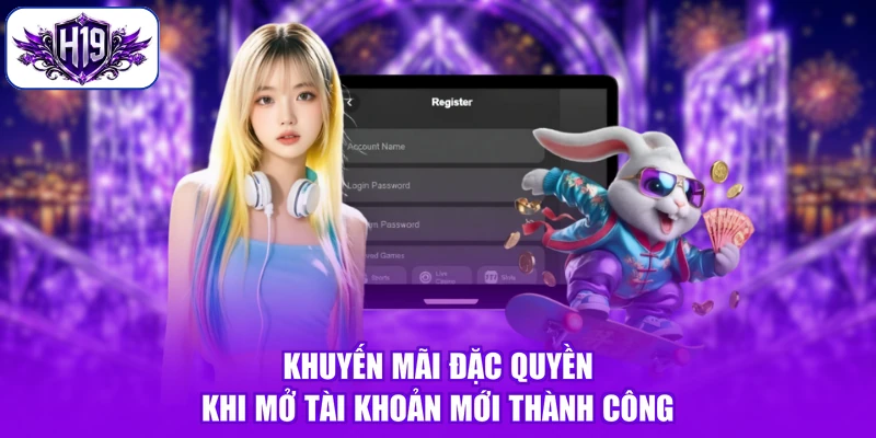 Khuyến mãi đặc quyền khi mở tài khoản mới thành công